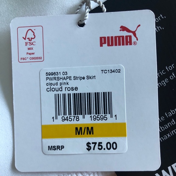 New Puma Athletic Skirt (skort) - Picture 3 of 3